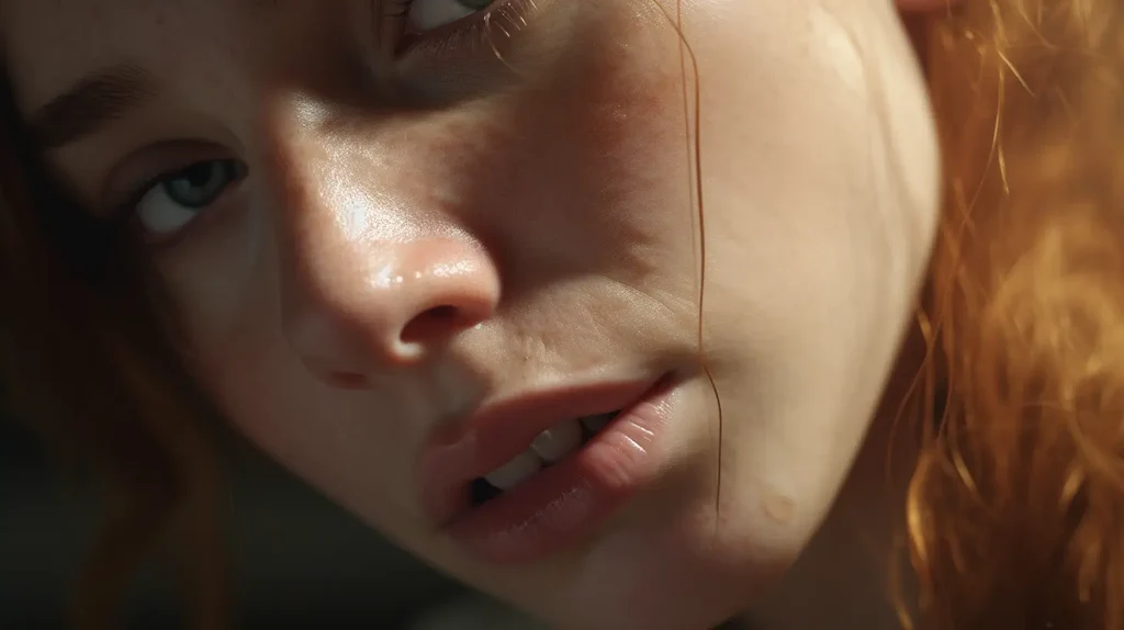 peau hydratée avec acide hyaluronique