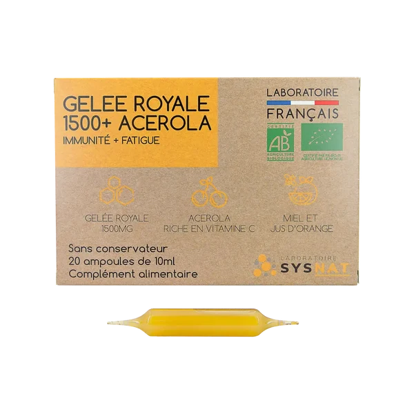 ampoule gelee royale immunité
