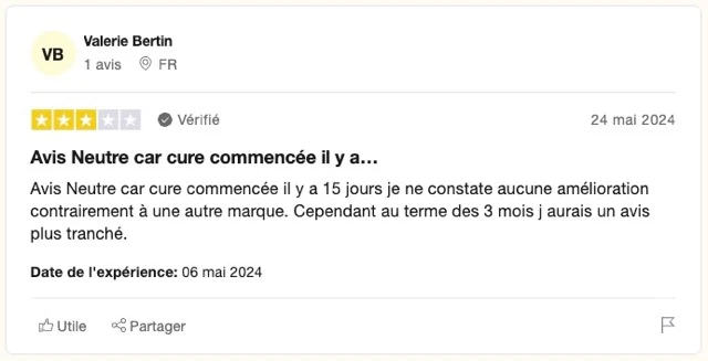 temoigagne cure collagene et avis neutre