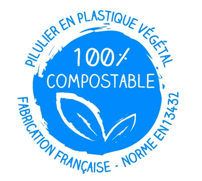 Emballage 100 % compostable fabriqué en France