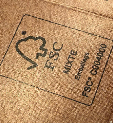 Emballage certifié FSC